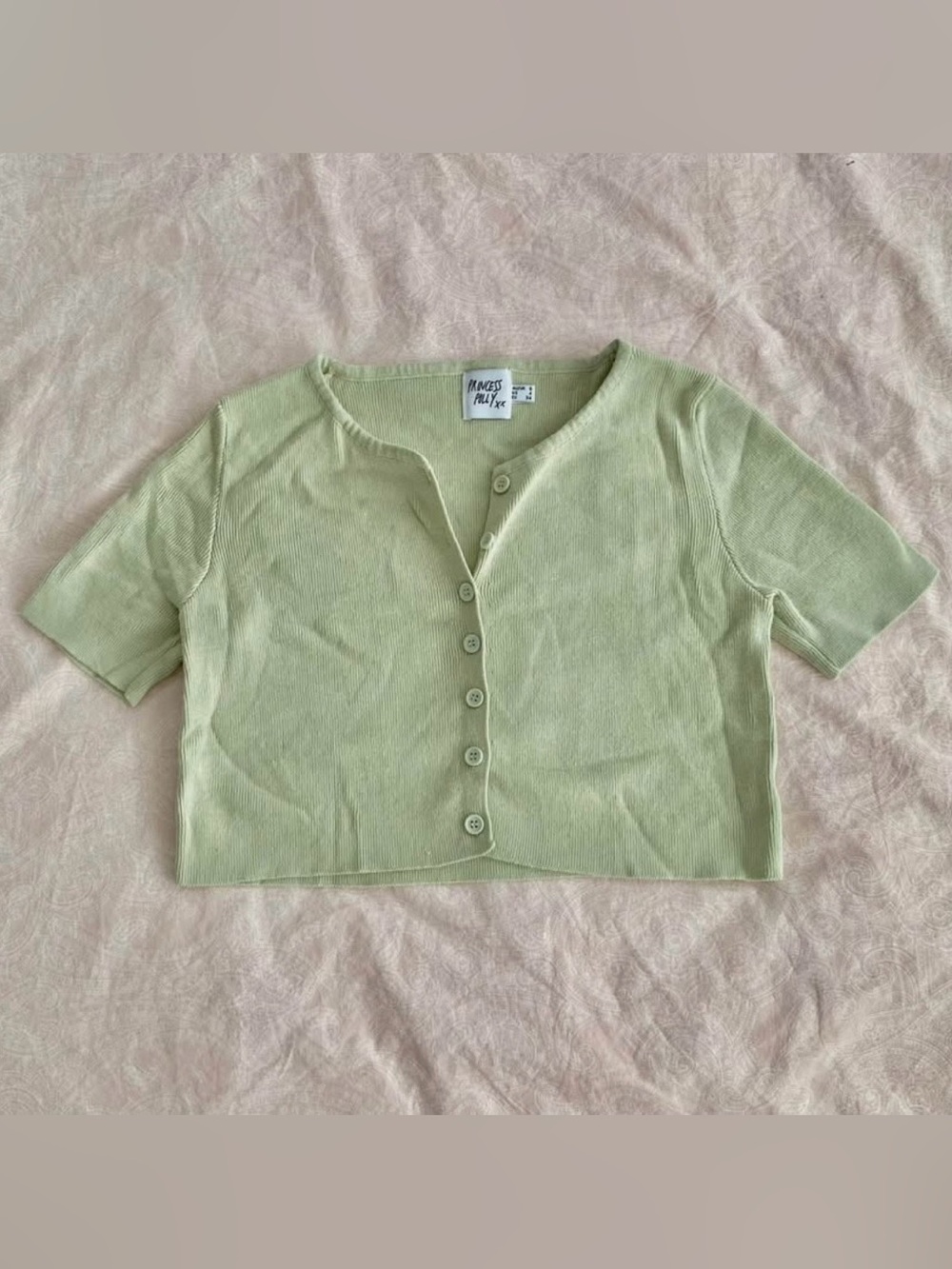 Princess Polly cropped button-up cardigan